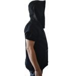 Cotton Short Sleeve PM2.5 Filter Men Pullover Hoodie