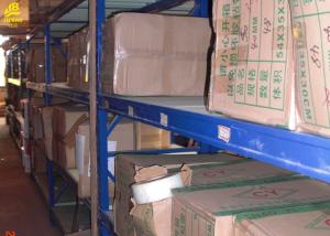 China 2.5M Long Garage Storage Racks 500KG/Layer White Assembly Columns Steel Materials wholesale