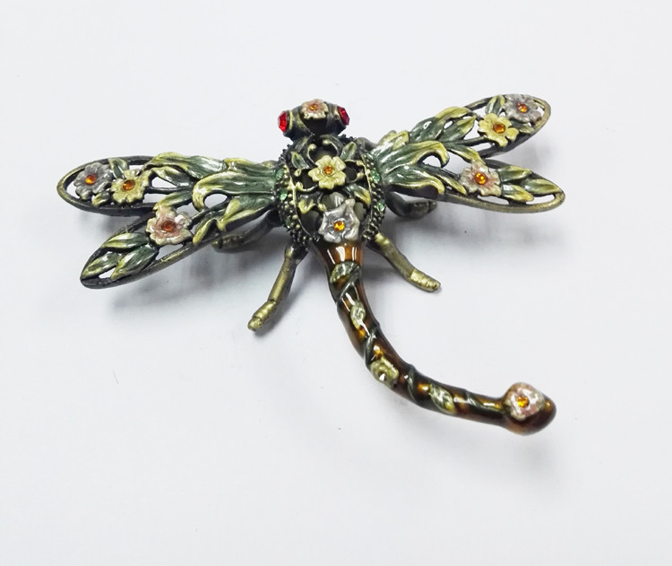 Fashion Dragonfly Metal Jewelry Box Dragonfly trinket box