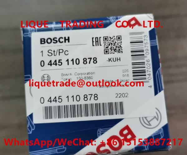 BOSCH injector 0445110878 , 0 445 110 878 for NISSAN ZD30 16600-2DB4A, 16600