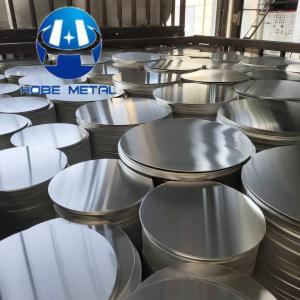 China 3000 5000 Series Smooth Shiny Surface Round Aluminum Sheet For Kitchen Utensils wholesale