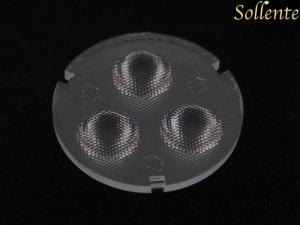 China Round 3 In 1 Optics Led Light Lens 20 Degree For High Power Cree XTE LED wholesale