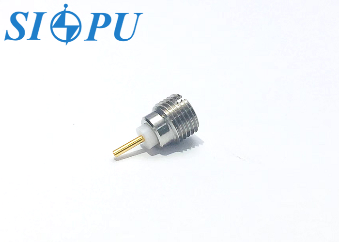 Stainless Steel SMP Male RF Connector – Thread Mount, Microstrip Type