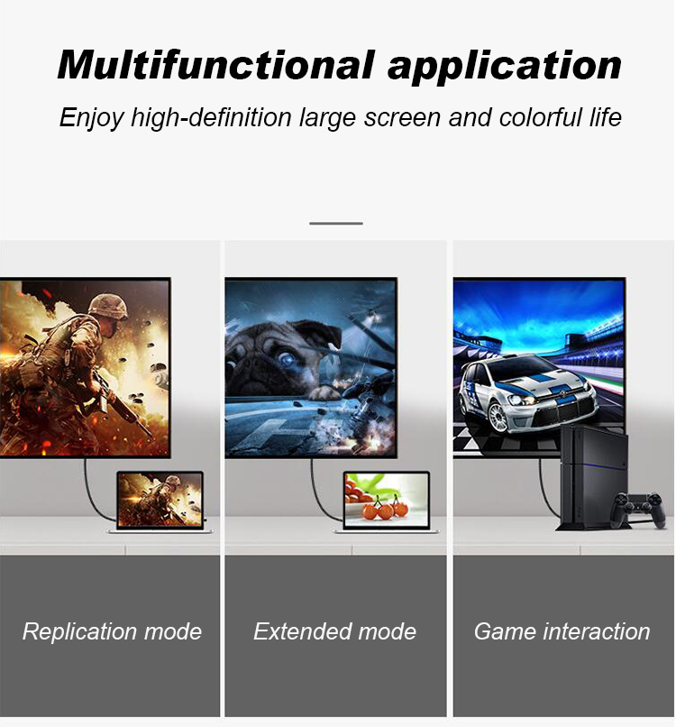 1.8m 2m 3m 5m 10m 4k HDMI Cable 3D 1.4v 1080P Video With HD Audio
