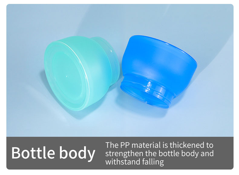 PP Material 2024 Colored Face Cream Jar Container 5G/10G/20G/30G/50G Cosmetic Jar Cream Bottle for Customized Skincare