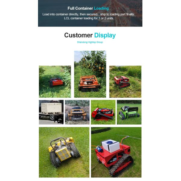 HTM1010 Grass Mower with Cutting Machine