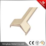 Minghao high quality 22.84*84.11mm Light gold metal wallet accessories