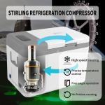 Laboratory Cryogenic Freezer -45C Portable Transport Freezer Temperature Control