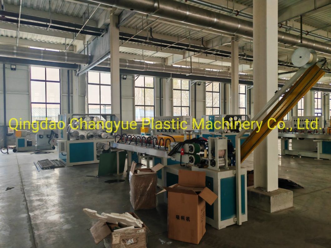 PVC Steel Wire Reinforced Pipe Production Line / Plastic PVC Steel Wire Hose Making Machine