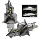 JALN7 Car Led Headlight H4 60/55W 12000LM 6500K High Beam Low Beam Bulb 12V