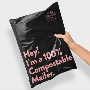 China Self Seal 100% Compostable Poly Mailer Bags Biodegradable Shipping Bags For Clothing wholesale