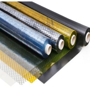China Softwall Vinyl Anti Static Curtains Grid ESD Rubber Mat Clear Size 1.37M X 30M wholesale