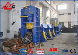 China PLC Automatic Control Hydraulic Shear Baler For Waste Vehicles / Bikes wholesale
