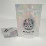Shinning Holographic Foil Pouch Packaging Hologram Bags Mylar Glitter Powder