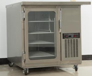 China 320L Upright Glass Door Fridge , CE 6 Drawer Fridge Freezer wholesale