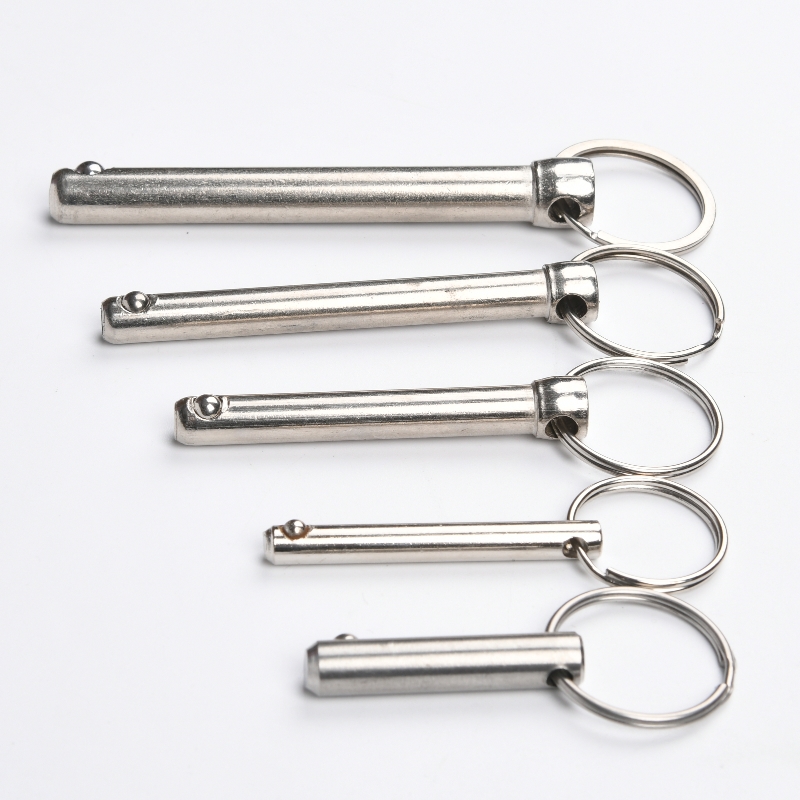 Silver Stainless Steel Cylindrical Ball Locking Detent Release Pin The Best Quick Fastener for Industrial Requirements