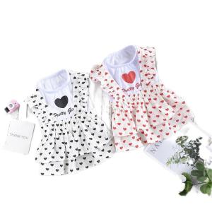 China Dog Love Maid Dress Small Dog Pet Vest Pet Princess Peng Peng Skirt wholesale