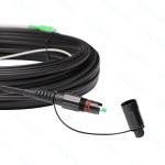 Outdoor FTTH Fiber Optic Patch Cord Mini SC APC Waterproof Connector