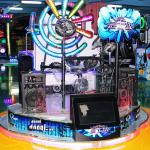 Friends party jazz drum electronic music arcade game machine