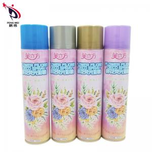 China EN71 Colorful Flower Paint Spray For Fresh Real Flowers Florist Quick Drying on sale