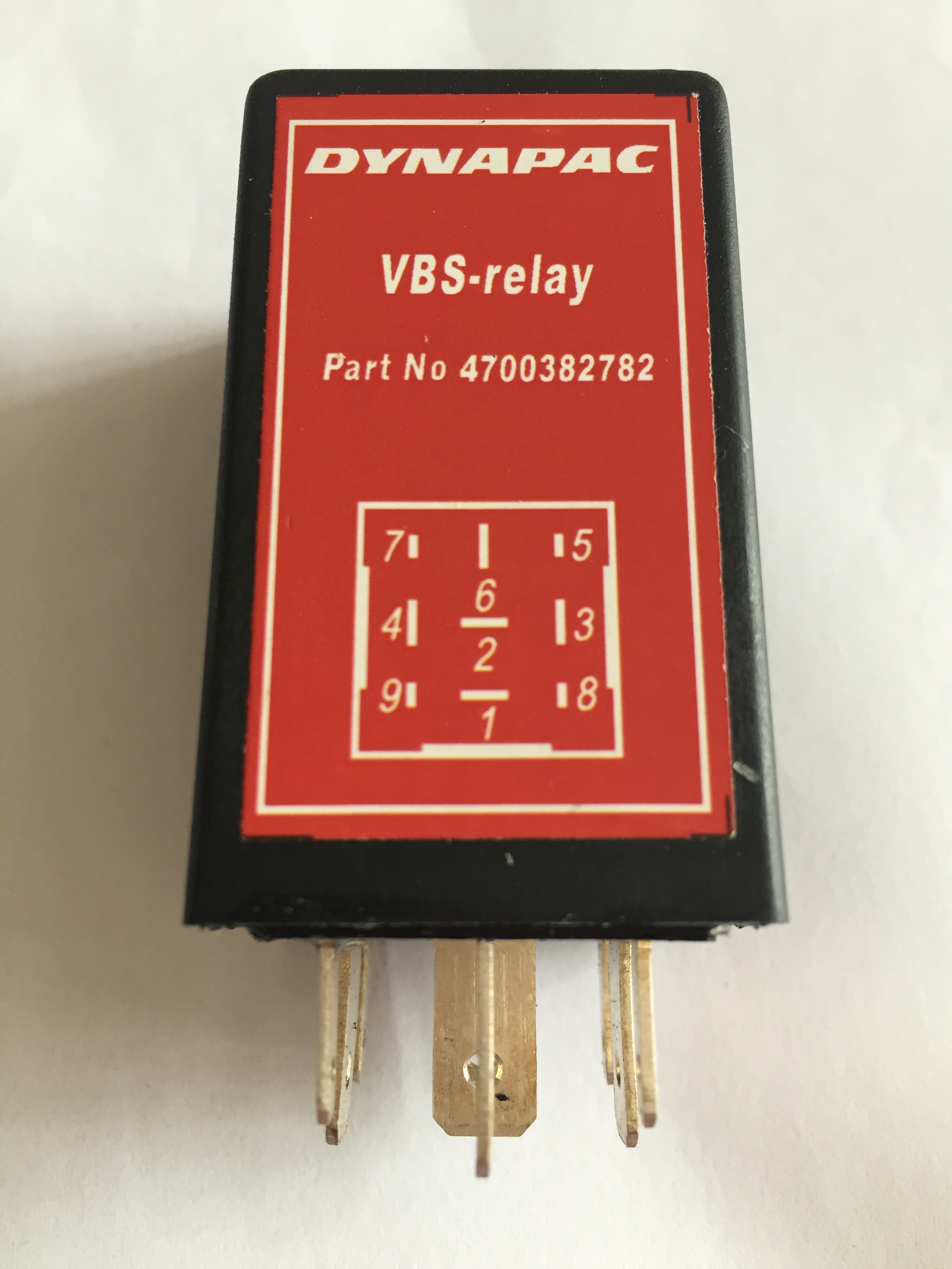 CC522 VBS Electric Relay 12VDC Reply For Raod Rollers 4700382782