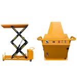 CE Approval Electric Scissor Lift Tables Portable 4000Kg 24V Battery