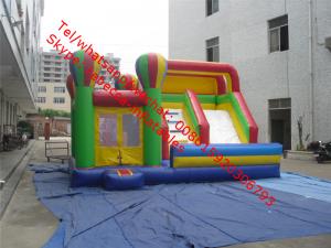 China Inflatable Slide &amp; Obstacle Course Combo     wholesale