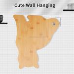 Personalized Funny Kids Cheese Board Cute Wood Cutting Board for Serving and