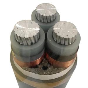 China 4 Core 3 Core Direct Burial Aluminum Cable AL XLPE STA PVC N2XSEYFGbY wholesale