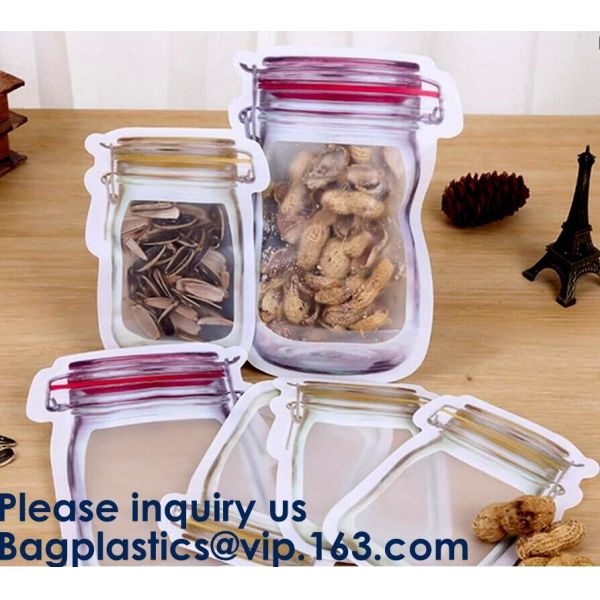 Custom Print Biodegradable Foil Packaging Soft Zipper Stand Up Bottom Gusset Plastic Drinking Pouches Bags With Straws