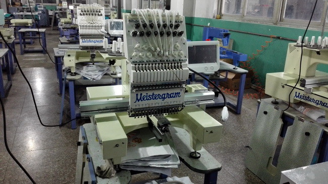 Fast Speed Single Head Embroidery Machine Big Emb. Area 560x370mm