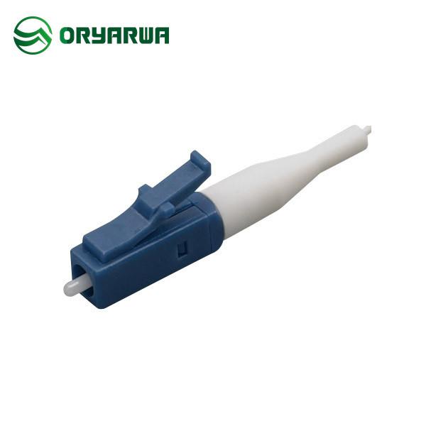 0.9mm PC Simplex LC APC Fiber Connector 16.7mm Boot Multimode