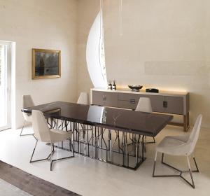 China Modern Marble Rectangular Dining Table For Fast Food / Bar / Cafe / Hotel wholesale