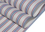 Removable Modern Removable Wallpaper / Vertical Striped Wallpaper Dark Blue And