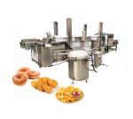 Food Beverage Shops Must-Have Continuous Fryer for French Fries Plantain Chips
