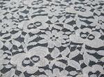 Eco-friendly Cotton Nylon Lace Mesh Fabric Pink 145CM - 150CM Width CY-DK0025