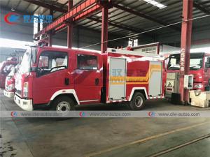 China LHD Howo 116HP 6 Tires Firefighter Truck With 3000L Water Tank wholesale