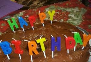 China Random Color Letter Birthday Candles Tearless , Happy Birthday Candles Handmade wholesale