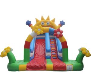 China Sun funny park customized PVC inflatable game water slide baby bouncer for kids wholesale