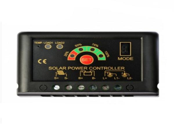 IP56 Small Solar Charge Controller With Auto Rated Voltage Battery 5A 10A 15A