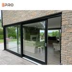 6063 Aluminium Sliding Glass Doors For Balcony With Stainless Steel Accessories