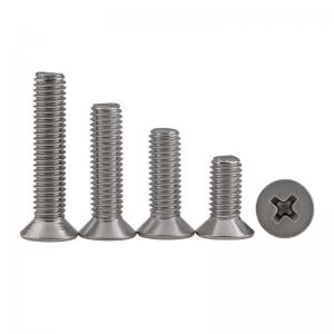 China M10 Stainless Steel Flat Head Screws ANSI ODM For Ceiling Light Fixture wholesale