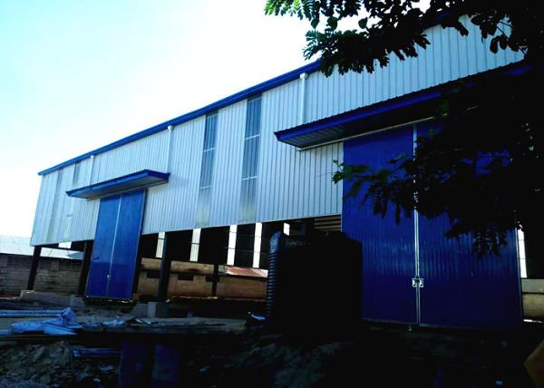 Prefabricated light Steel Frame Warehouse Construction Large Span Portal