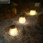 IP55 Waterproof Crystal Solar Lights Warm Light 3000k CE Certificate