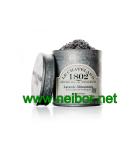 vintage look antique finish galvanized tin candle container with label