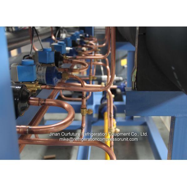 R404a Refrigeration Water Cooled Screw Chiller Multi Stage Energy Controlling System