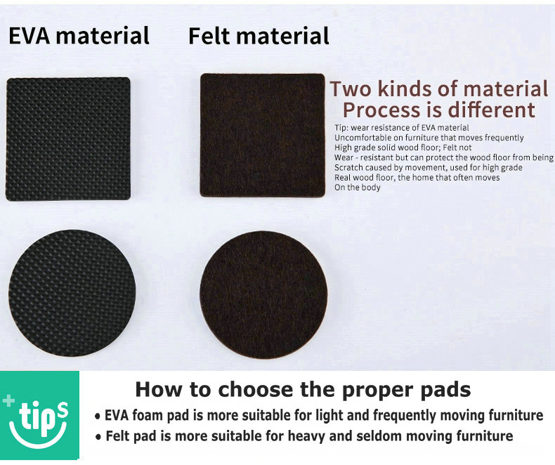 Furniture Felt Pads No Slip