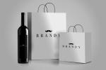matt lamination Shopping Paper Bags Custom ISO For Advertising / Gift
