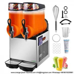China 2x12L Dual Bowl Cafes Restaurants  Margarita Ice Machine Slushie Maker wholesale
