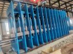 16Mpa Vulcanizing Press Rubber Conveyor Belt Production Line Blue Green